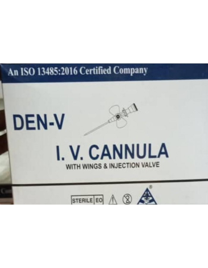 DEN-V IV CANNULAR (YELLOW) 24G/19MM